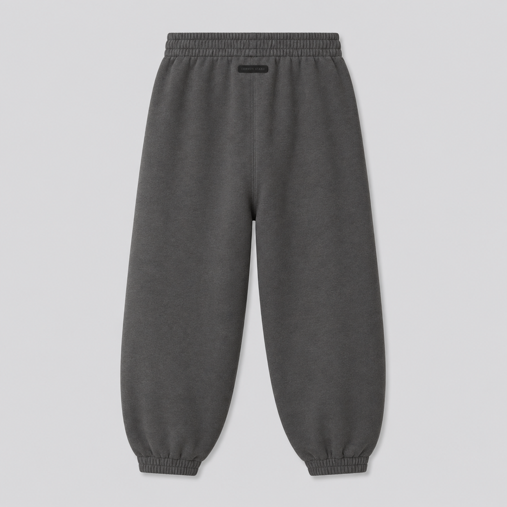 Common Stand — Pantalon de survêtement resserré, anthracite délavé — vue 2