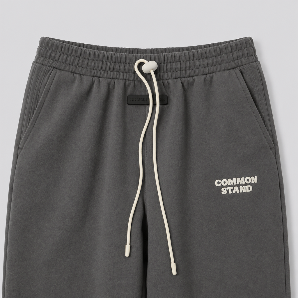 Common Stand — Pantalon de survêtement resserré, anthracite délavé — vue 4