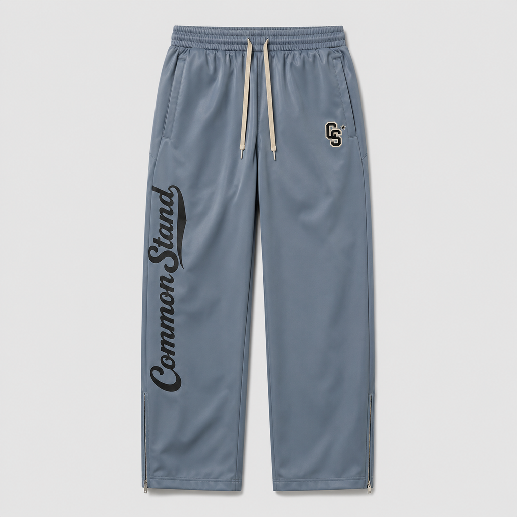 Common Stand — Pantalon de survêtement tricot, bleu ardoise — vue 1